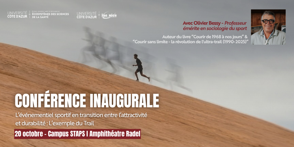 Conférence inaugurale – Sport, attractivité et durabilité avec Olivier Bessy